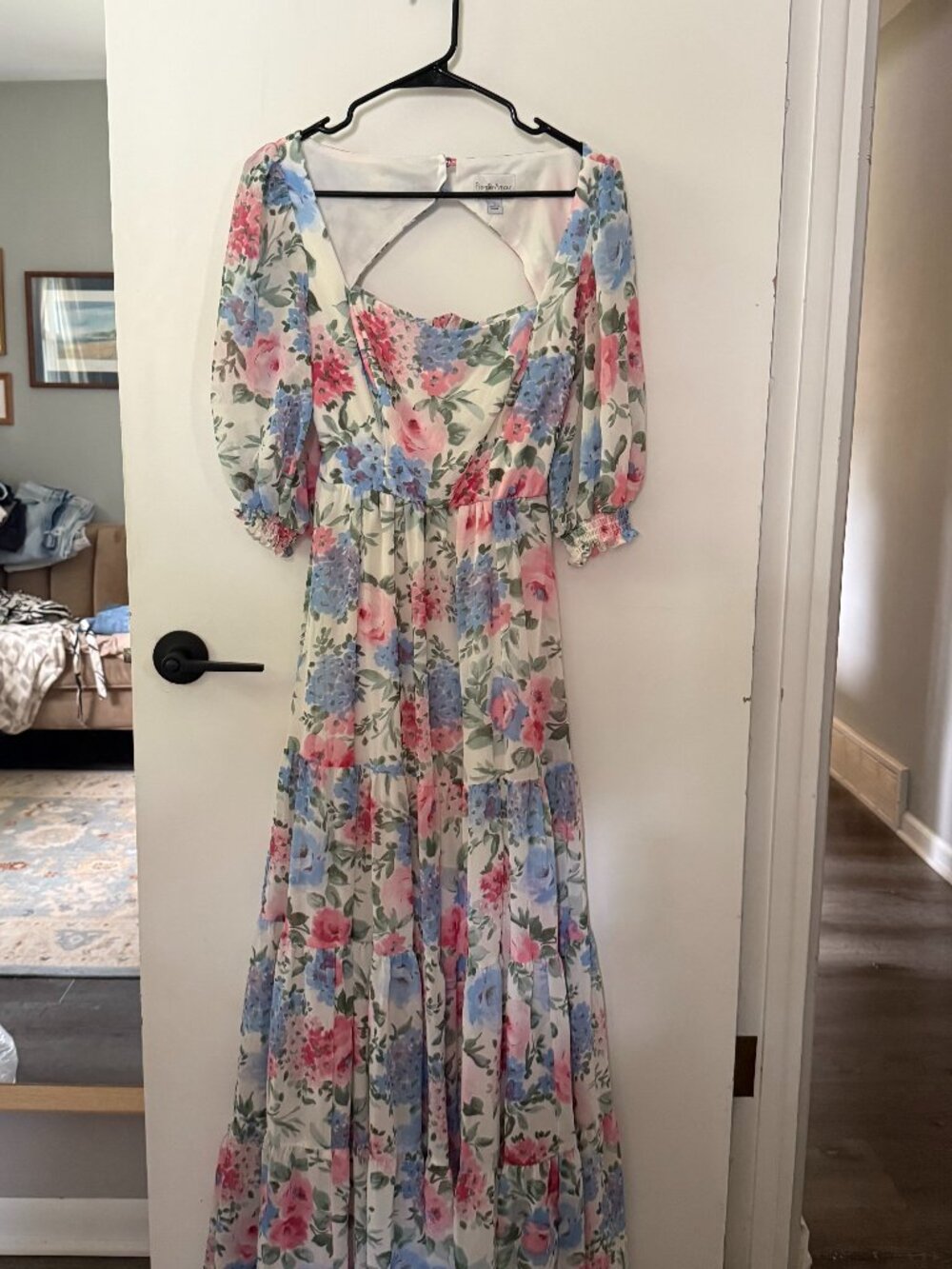 Premier Amour Floral Maxi Dress Size 4